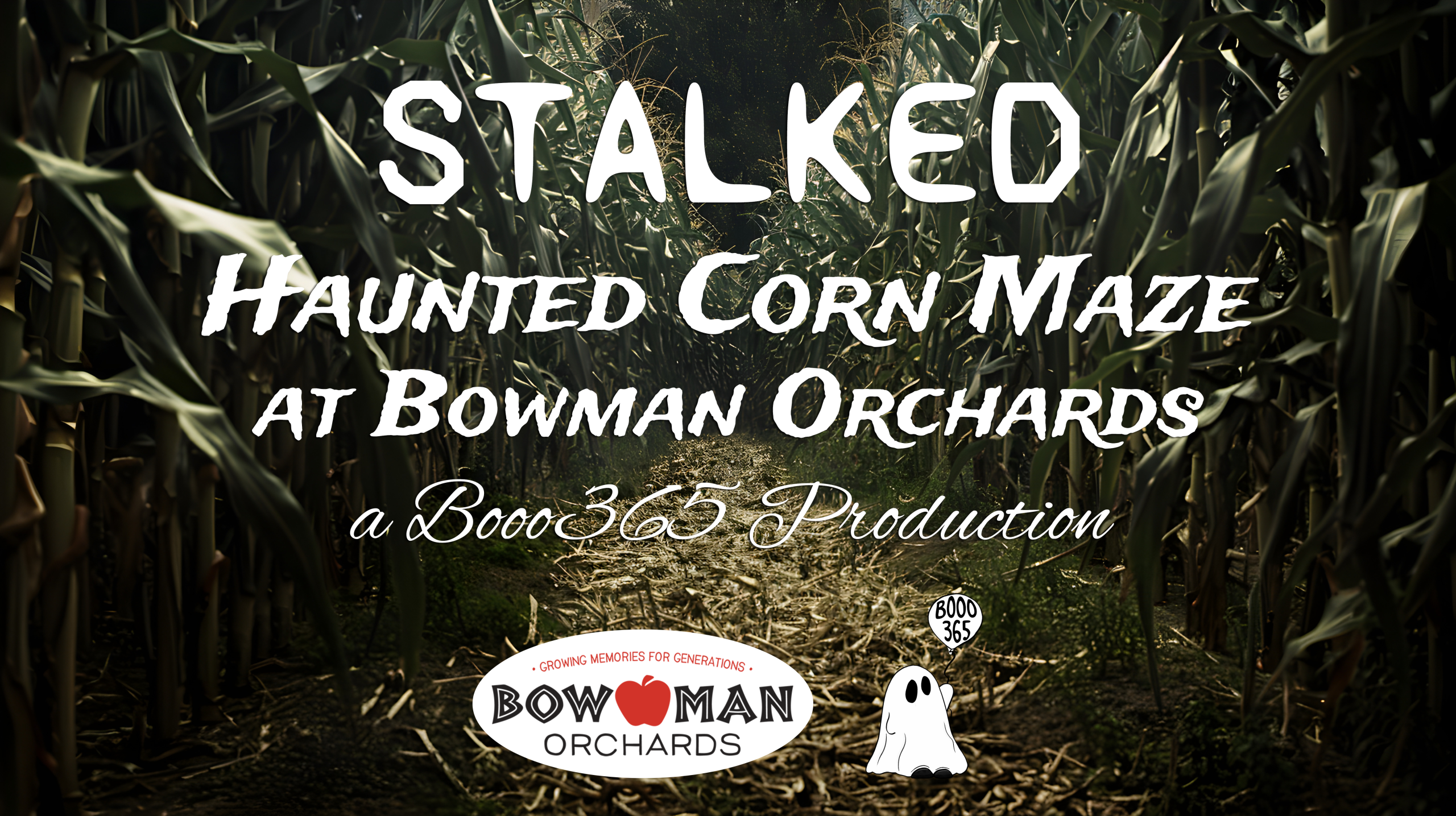 stalked haunted corn maze at bowman orchards